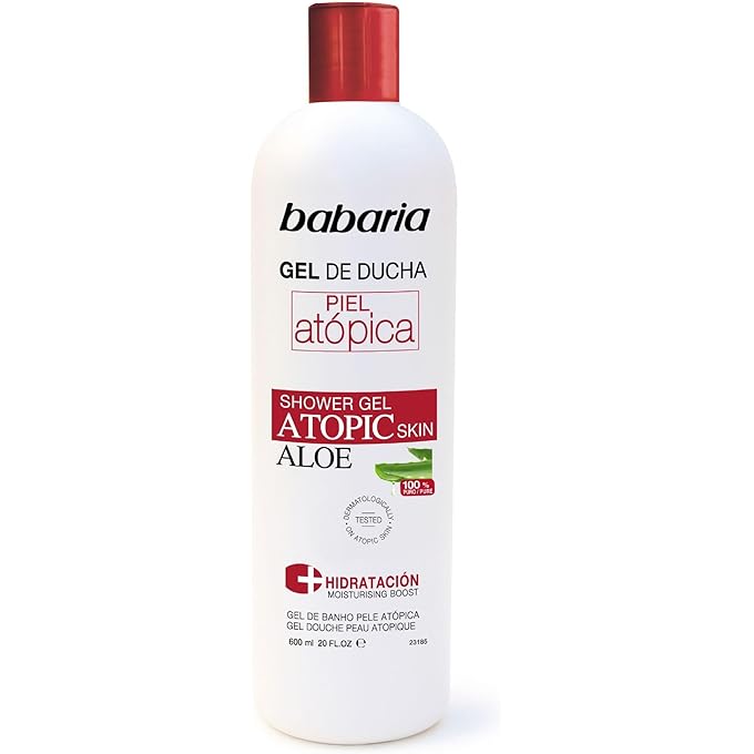 Babaria Shower Gel With Aloe Vera For Atopic Skin 600Ml